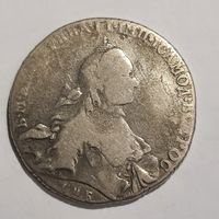 1 рубль 1766 СПБ ЯI ТI