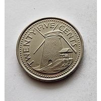 Барбадос 25 центов, 2007