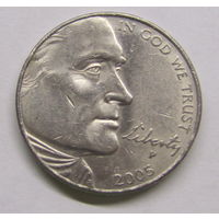 США 5 центов 2005 г