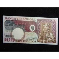 Ангола 100 эскудо 1973г UNC