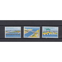 Мосты. Нидерландские Антиллы. 1975. 3 марки.  Michel N 292-294 (2,0 е)