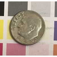 США 10 центов (1 дайм) 1977D