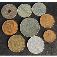 Монеты разные одним лотом
