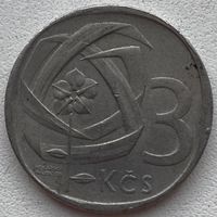 Чехословакия 3 кроны 1969 г.