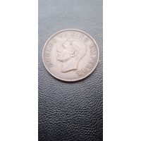 Новая Зеландия 1 пенни 1944 г. - Георг VI