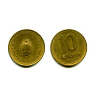 Аргентина 10 центов 1992