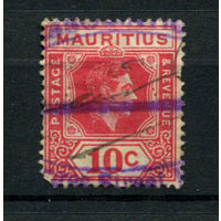 Британские колонии - Маврикий - 1938 - Король Георг VI 10С - [Mi.207] - 1 марка. Гашеная.  (Лот 16BG)