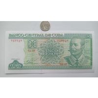 Werty71 Куба 5 песо 2011 UNC банкнота