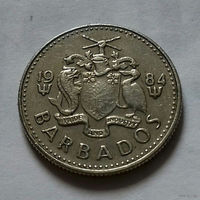 10 центов, Барбадос 1984 г.