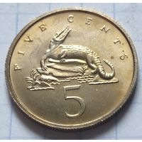 Ямайка 5 центов, 1973          ( 2-6-5 )