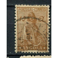 Португальские колонии - Ангола - 1932/1946 - Жница 10A - [Mi.250] - 1 марка. Гашеная.  (Лот 109AZ)