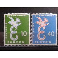 ФРГ 1958 Европа Михель-4,0 евро полная серия