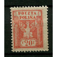 Польша  -  Восточная Верхняя Силезия - 1922 - Орел 20F - [Mi.3] - 1 марка. MH.  (Лот 88AU)