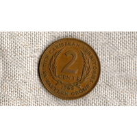 Восточные Карибские острова /карибы/ 2 цента 1965 //(ON)