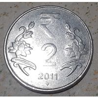Индия 2 рупии, 2011 Мумбаи (3-8-109)