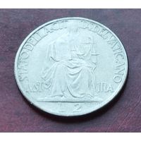 Ватикан 2 лиры, 1942-1946