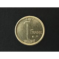 Бельгия 1 франк 1995 -ё-