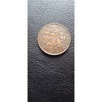 Нидерланды 1 цент 1918 г.