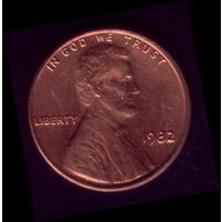 1 цент 1982 год США