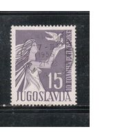 Югославия-1955(Мих.775) гаш.  , 10-лет республике (одиночка)