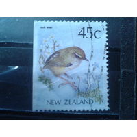 Новая Зеландия 1991 Птица К14 1/2 с обрезом