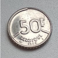 Бельгия 50 франков, 1988 'BELGIQUE' 7-2-8