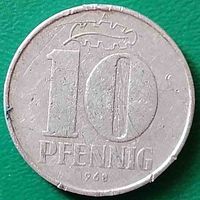Германия ГДР 10 пфеннигов 1968 1