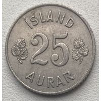 Исландия 25 эйре 1965 г.