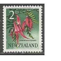 Новая Зеландия. Цветы. Клиантус пунцовый. 1960г. Mi#394.