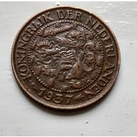 Нидерланды 1 цент, 1937 1-11-51