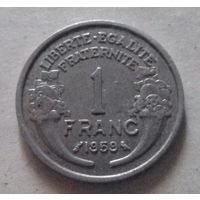 1 франк, Франция 1959 г.