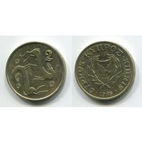 Кипр. 2 цента (1985, XF)