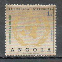 100 лет метеослужбе Ангола 1973 год серия из 1 марки