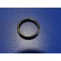 Кольцо из гематита, винтаж СССР,80-е г.г., размер 19