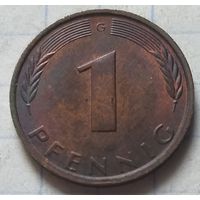 Германия 1 пфенниг, 1975         G        ( 1-3-1 )