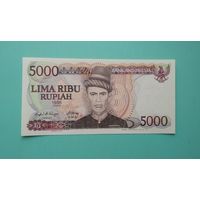 Банкнота 5000 рупий Индонезия 1986 г.