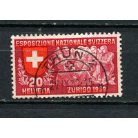 Швейцария - 1939 - Выставка 20С - [Mi.336] - 1 марка. Гашеная.  (Лот 80Dt)