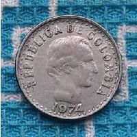 Сальвадор 10 центов 1974 года.