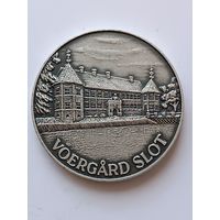 Медаль серебро Дания 1979 Voergard Slot