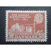 Дания 1954 телеграф