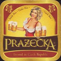 Подставку под пиво "Prazecka" .