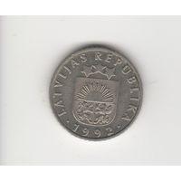 50 сантимов Латвия 1992 Лот 7251