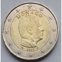 Монако 2 евро 2017 г.