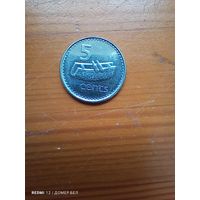 Фиджи 5 центов 1997 -81