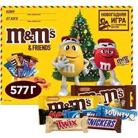 Новогодний набор сладостей M&M's & Friends, 577гр.