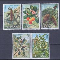 [311] Испания 1972. Флора.Деревья. СЕРИЯ MNH