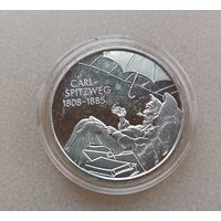 Германия 10 евро, 2008 .200 лет со дня рождения Карла Шпицвега.
