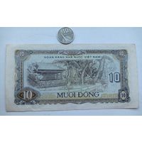 Werty71 Вьетнам 10 донгов 1980 банкнота