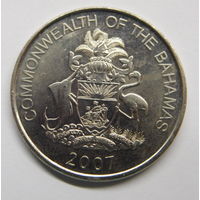 Багамы 25 центов 2007 г