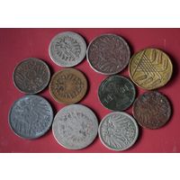 Старая Германия 10 монет.